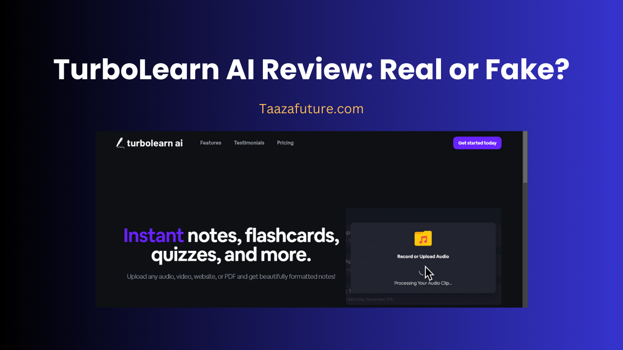 TurboLearn AI Review: Real or Fake?