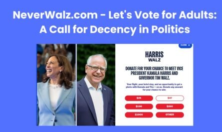 NeverWalz.com - Let's Vote for Adults: A Call for Decency in Politics