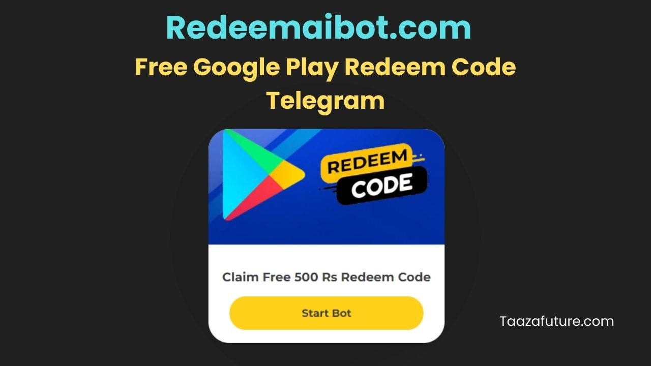 Redeemaibot.com - Free Google Play Redeem Code Telegram