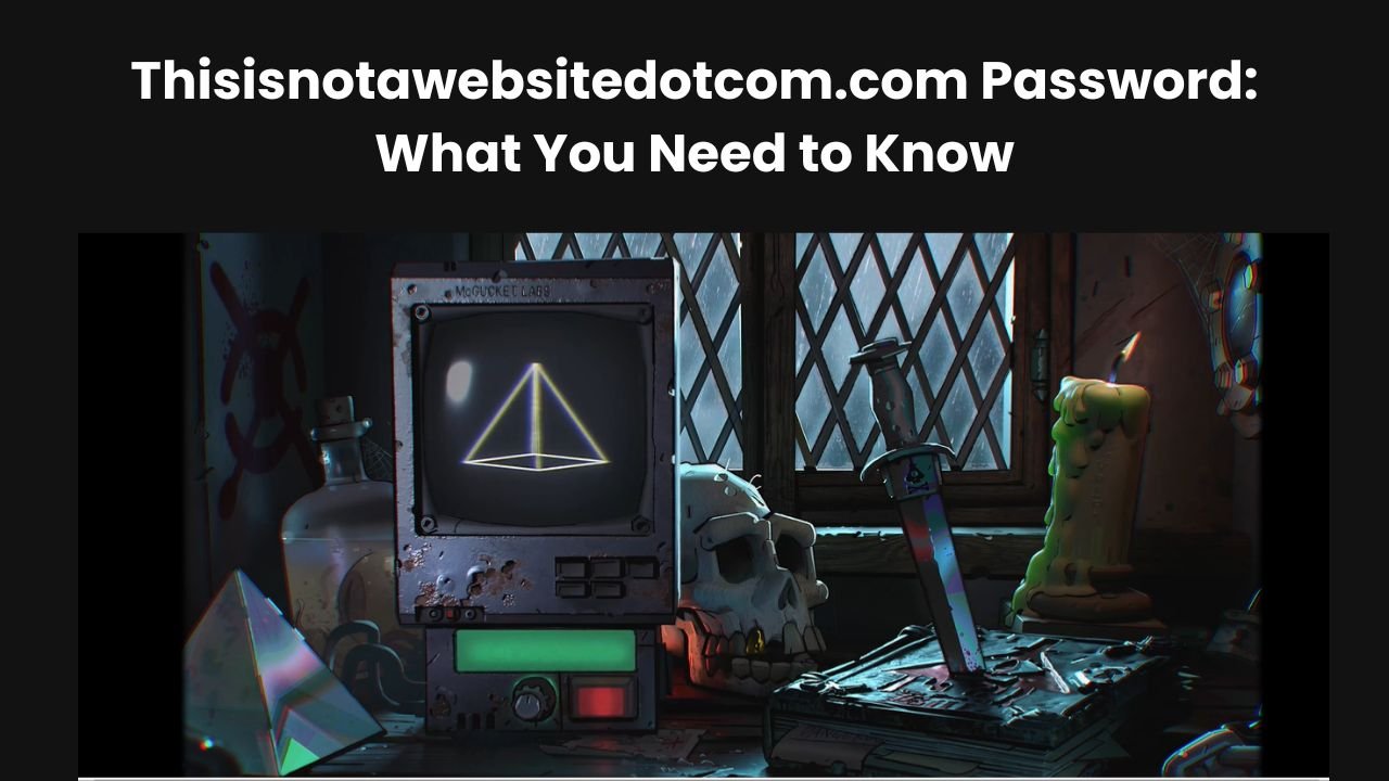 Thisisnotawebsitedotcom.com Password: What You Need to Know