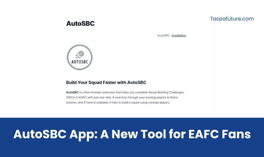 AutoSBC App: A New Tool for EAFC Fans